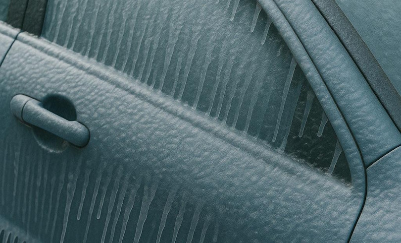 Frozen Car Door Shut