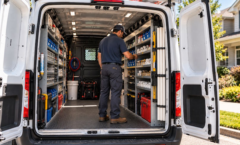 Plumbing Van